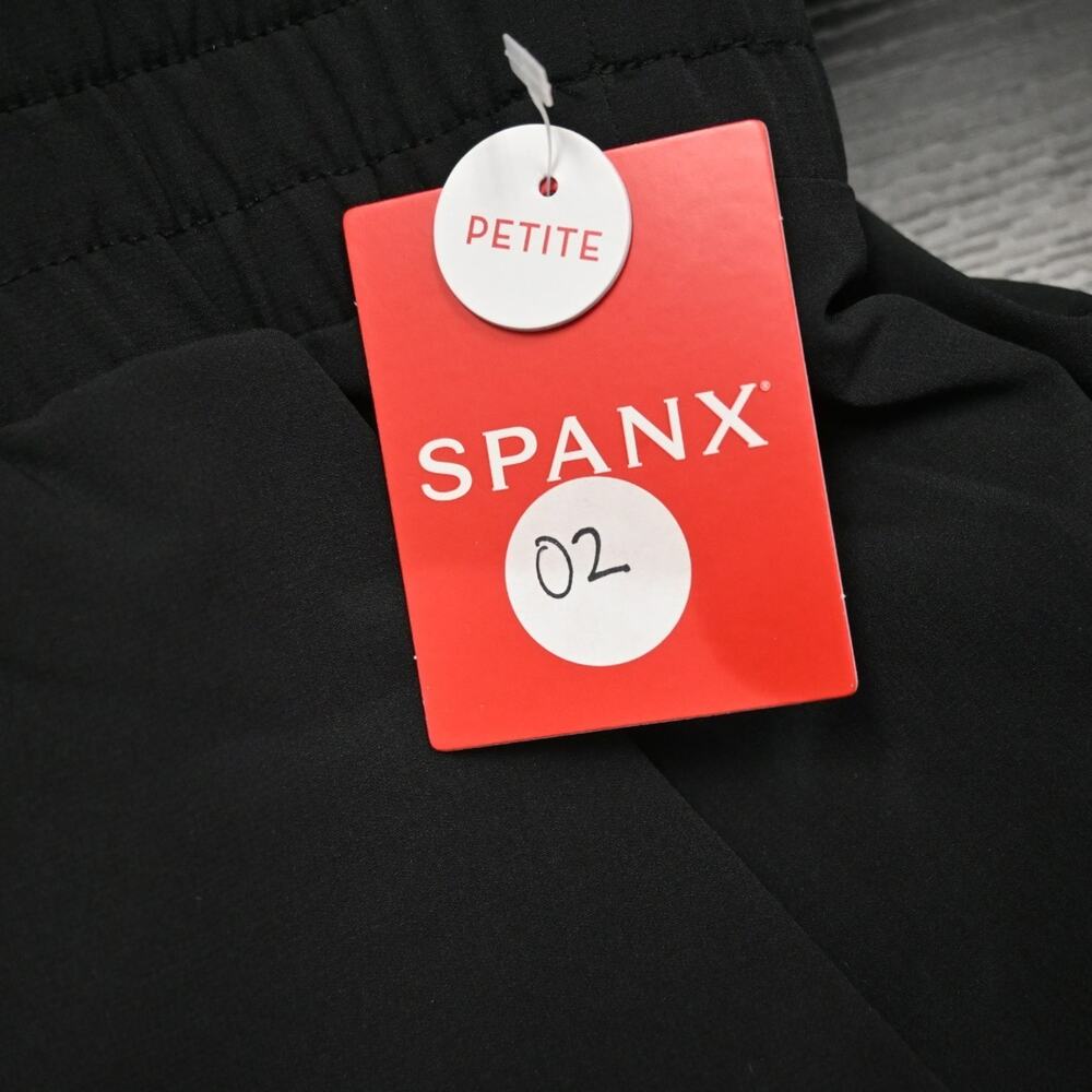 Spanx Very Black Petite Out Of Office Trousers Size 3x 50678Q - Picture 6 of 10